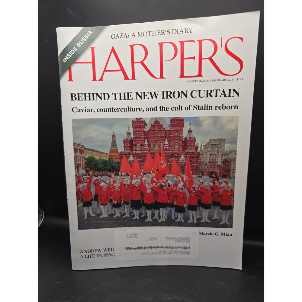 Harper's Magazine January, 2024 Inside Russia Issue Behind The New Iron Curtain